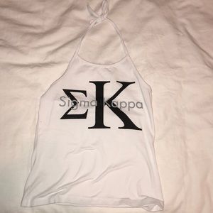 sigma kappa halter top